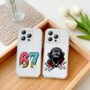 67 S-SIX-X S-SEVEN-N Art Phone Case For iPhone 17 16 15 14 13 12 11 Mini Pro Max Plus Transparent Cover