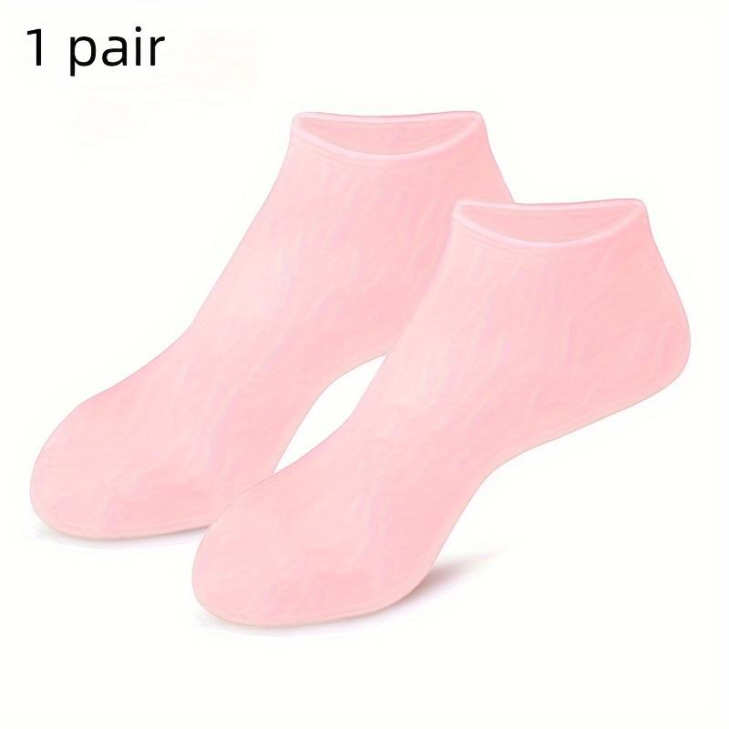 1 Pair Silicone Moisturizing Foot Socks For Dry And Cracked Feet Pedicure Care