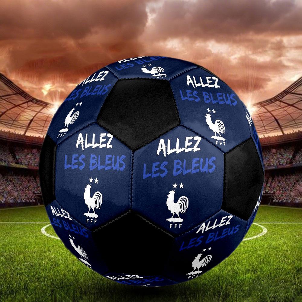 1pc France National Football Team Soccer Ball Size 5 Indoor Soccer Ball Fashion Colorful Backyard Game - Great For Sports Fans Gift HE29