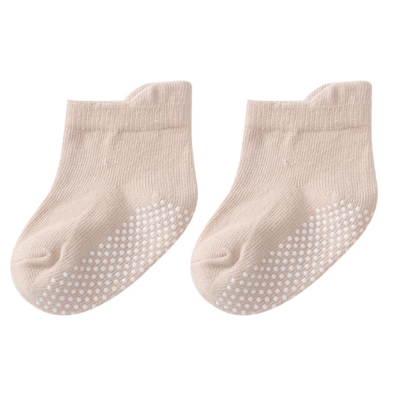 Floor Socks Lovely Anti Slip Socks Soft & Breathable Cotton Baby Socks for Indoor Activities & Learning To Walk 1 Pair