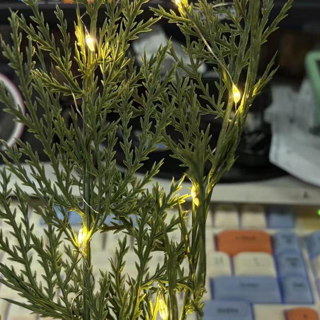 Christmas Branches Battery Operated Artificial Picks Christmas Picks Artificial Pine Branches For Home Decor Indoor Outdoor