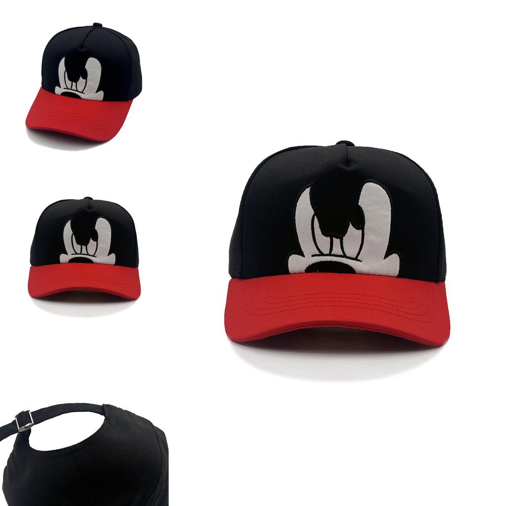 Mickey Mouse Cartoon Baseball Cap For Kids Sun Protection Breathable Cotton