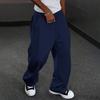 Men's Casual Straight Leg Pants Comfort Fit for Everyday Wear