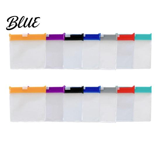 Small Zipper Storage Bag Slide Lock Medicine Bags Compact Travel Pill Pouch Set Accessory Reusable EVA Waterproof Bag for Items Organization