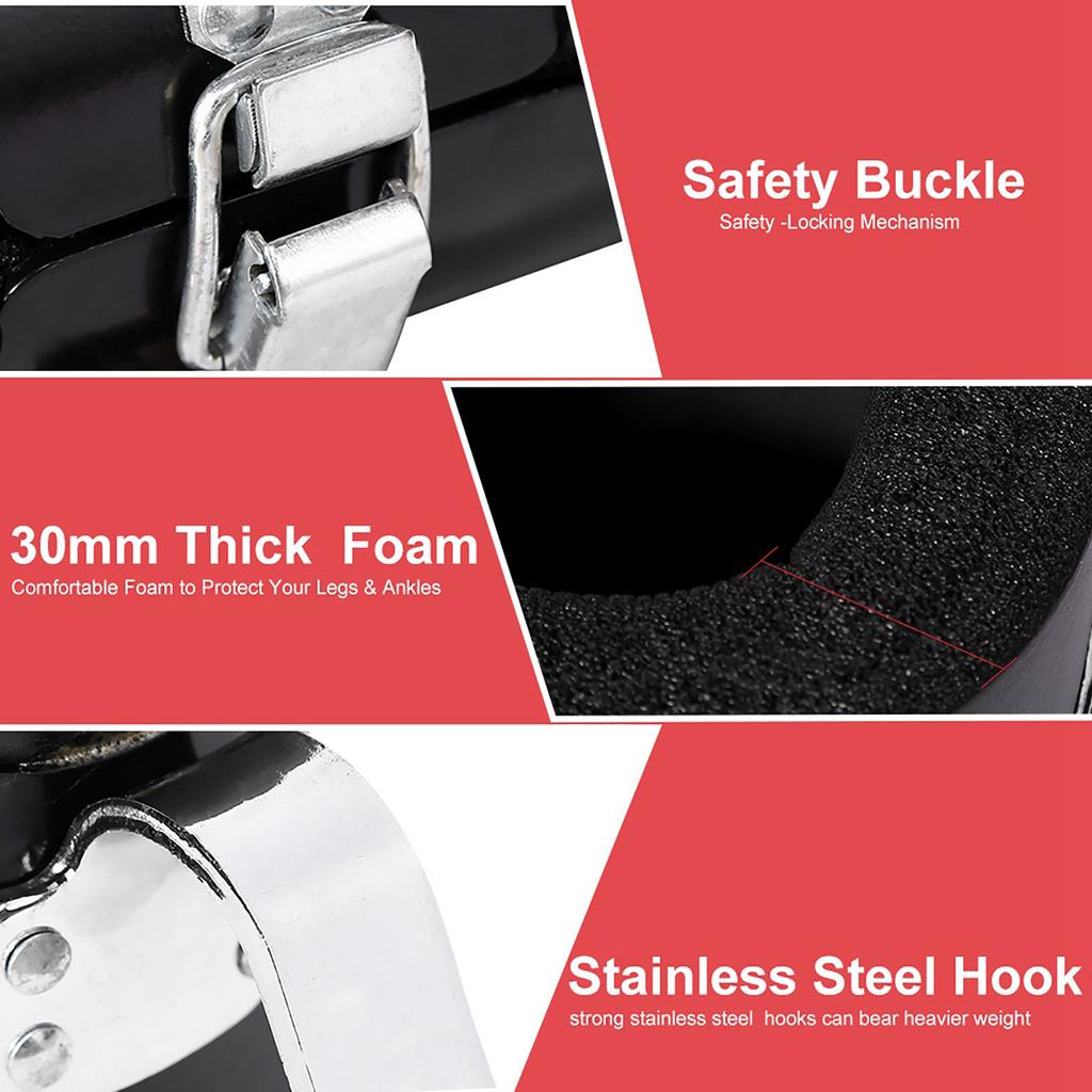 Solid Steel Frame Fitness Strength Training Gravity Inversion Boots Fitness Building Equipment