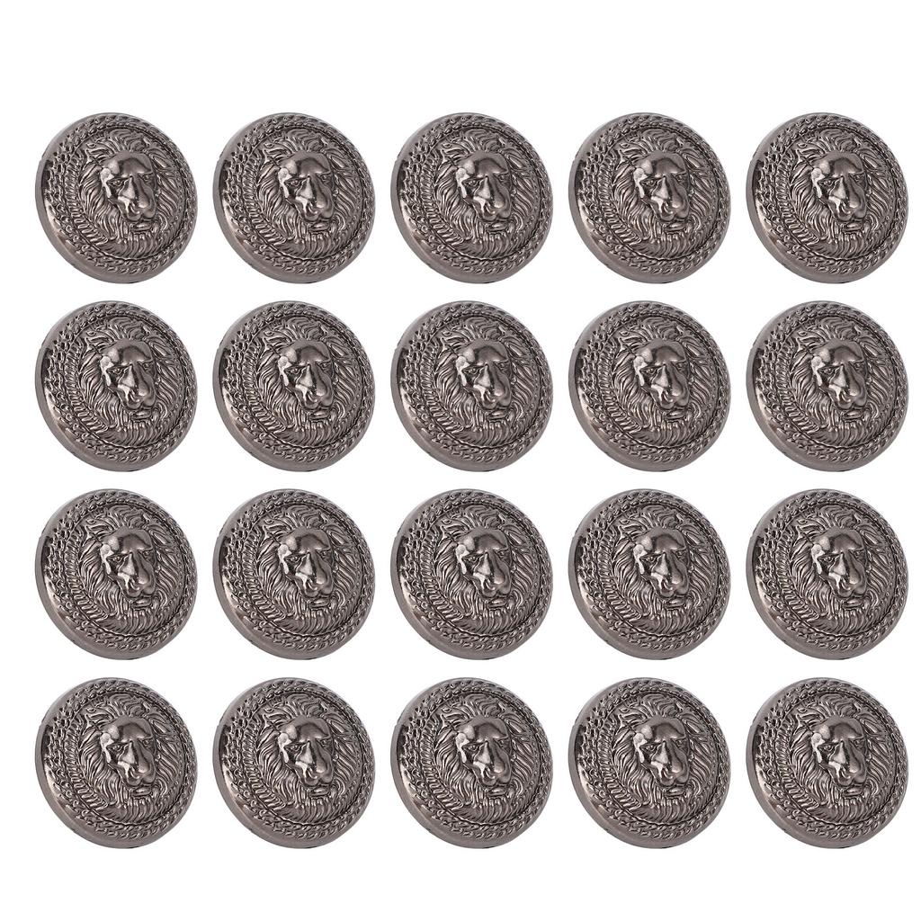 20 Sets   Rivet 24mm Diameter Vintage Decorative Zinc Alloy   Head Rivet Button with 7mm Screws