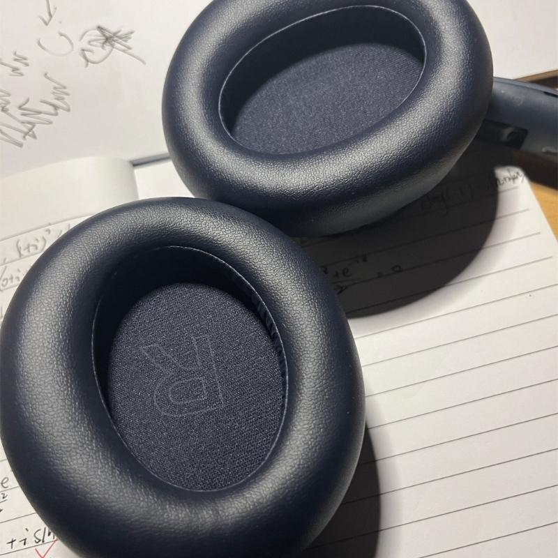 1Pair Earpads Protein Leather Ear Pad Ear Cushions Cover Memory Foam Earmuffs for Life Q30/Q35 Headsets