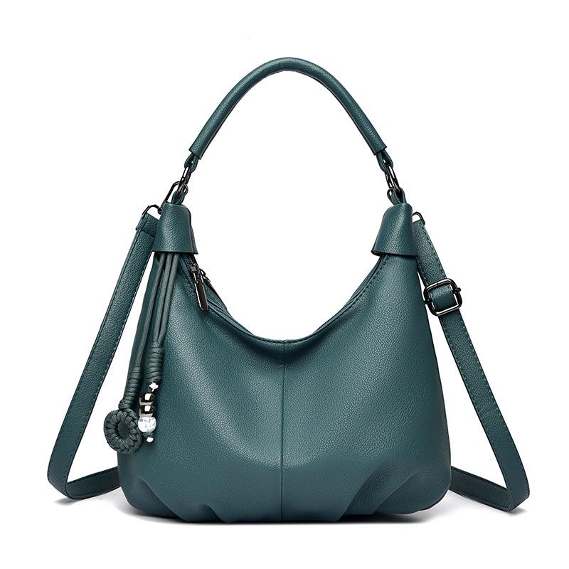 Vintage Große Kapazität Achseltasche Damen Schulter Crossbody Tasche