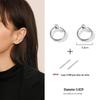 S925 Sterling Silver Stud Earrings - Trendy, Lightweight, Simple Luxury for Women (2025)