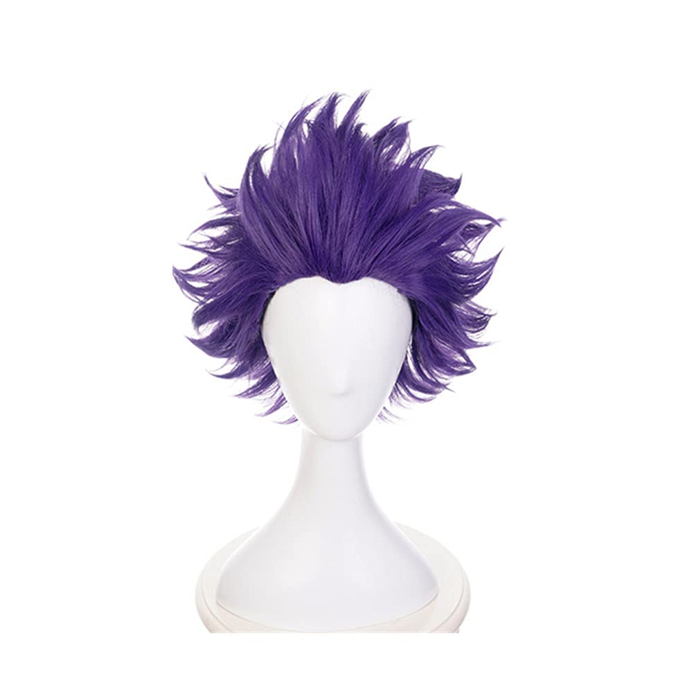 

Eileen My Hero Academia Shinsou Hitoshi Wig, Heat-Resistant, Disguise Wig, Anime Wig for School Festivals, Includes Net, Free Size