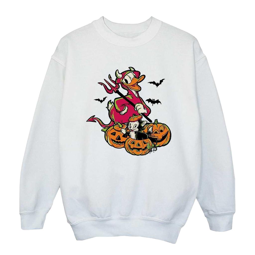 Disney Girls Donald Duck Devil Sweatshirt