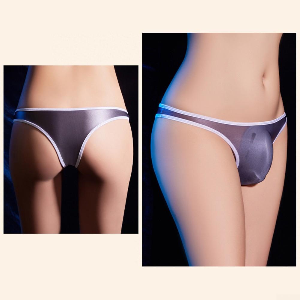Slip Ultra Fin Taille Basse Élastique Ouverture En Maille