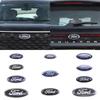 Car Logo Front Grille Badge Trunk Cover Sticker Decal Accessories For Ford Fiesta ST Fusion Explorer Escape Shelby Edge Kuga MK6