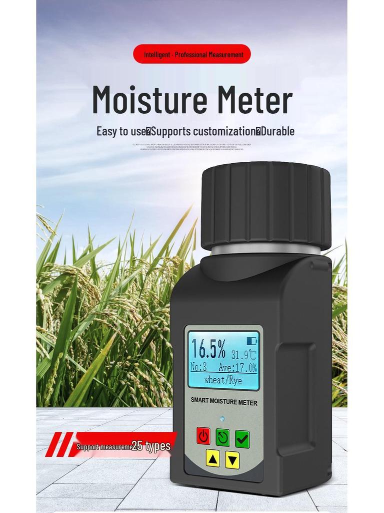 Portable Moisture Meter for Corn, Soybeans, and Coffee Beans
