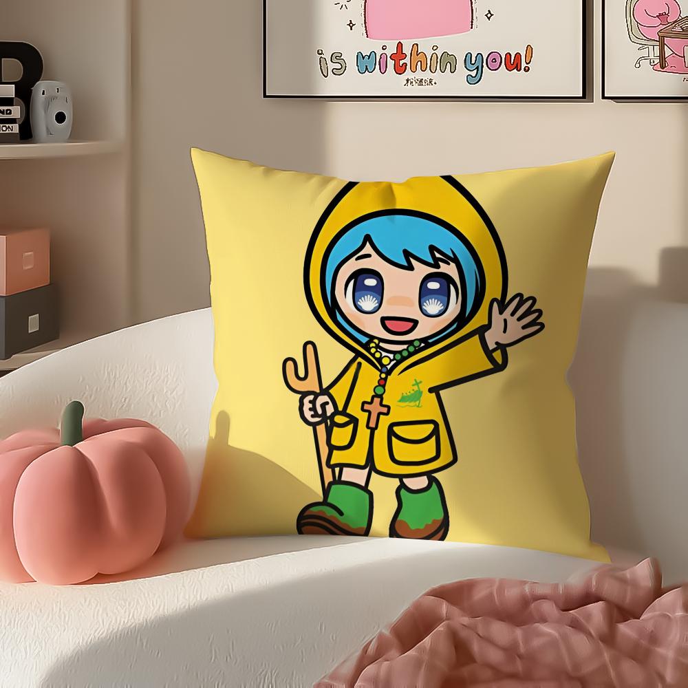 

Holy Religious Figure Iluce Cushion Cover Pillowcase Short Plush Invisible zipper Room Sofa Cushion Cover 30X30cm