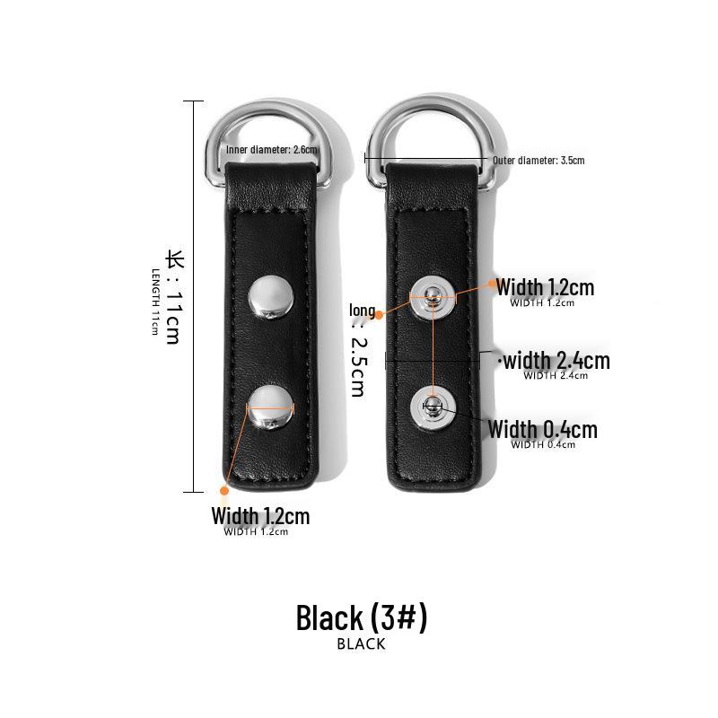 Adjustable D-40 Leather Messenger Bag Shoulder Strap with Wear-Resistant Replacement Buckles