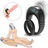 Ring Testicle Rings 10 vibrační pro muže Masážní erotická sexuální hračka pro páry a muže Prodlužovací dvojité erekční kroužky pro muže Erotická vibrační erotická hračka