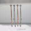 High-end Zircon Long Tassel Ear Cage Super Fairy Temperament Light Luxury Earrings New Style To Show Slim Earrings