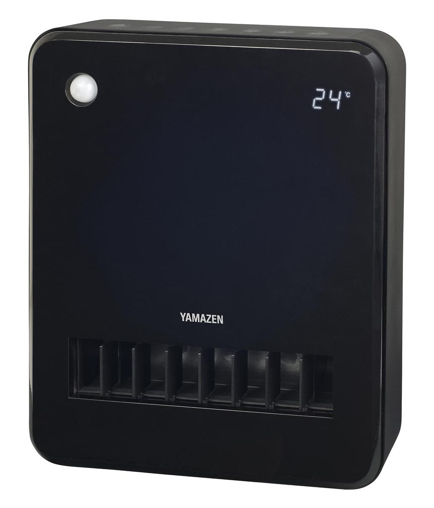 Ceramic Fan Ceramic Large Air Comes with Motion Temperature Energy Left and Right Auto Warm Air Off Black [Yamazen] Heater, Heater, Volume, Sensor,