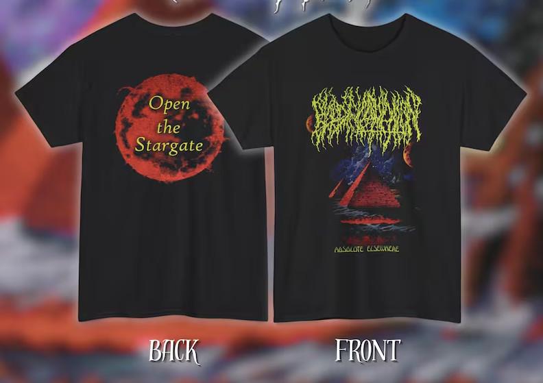 Blood Incantation – Absolute Elsewhere Album Artwork | Gildan Heavy Cotton tee Unisex T-Shirt XXXL
