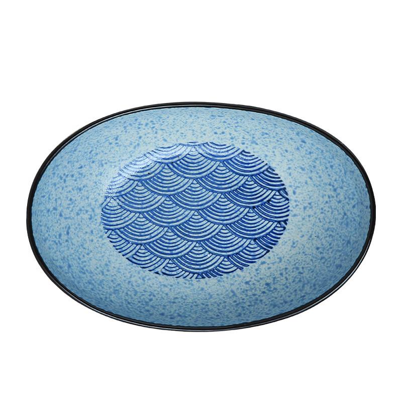 Retro Japanese Ceramic Starlight Ingot Bowl
