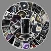 50PCS Gothic Witch Stickers: Dark Graffiti Style for Phone & Laptop Decoration