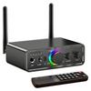 Bluetooth 5.3 DAC Converter Wireless Audio Receiver Transmitter Coaxial Optical 192KHz Digital To Analog Adapter with MIC