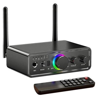 Bluetooth 5.3 DAC Converter Wireless Audio Receiver Transmitter Coaxial Optical 192KHz Digital To Analog Adapter with MIC