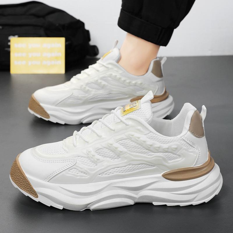 Summer men's shoes new breathable mesh shoes men's trend versatile thick-soled non-slip sports shoes casual shoes men