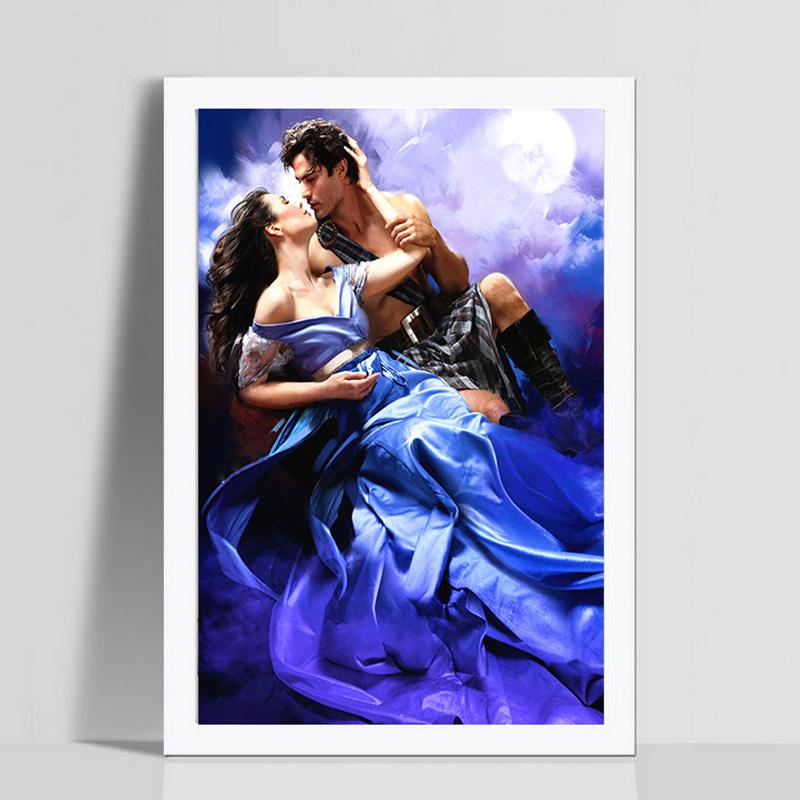 huacan Miłośnicy malowania diamentami 5D haft krzyżykowy zestaw do szycia wystrój domu