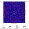 Vibrant Purple Blue Mandala Shower Curtain For Bathroom Decor