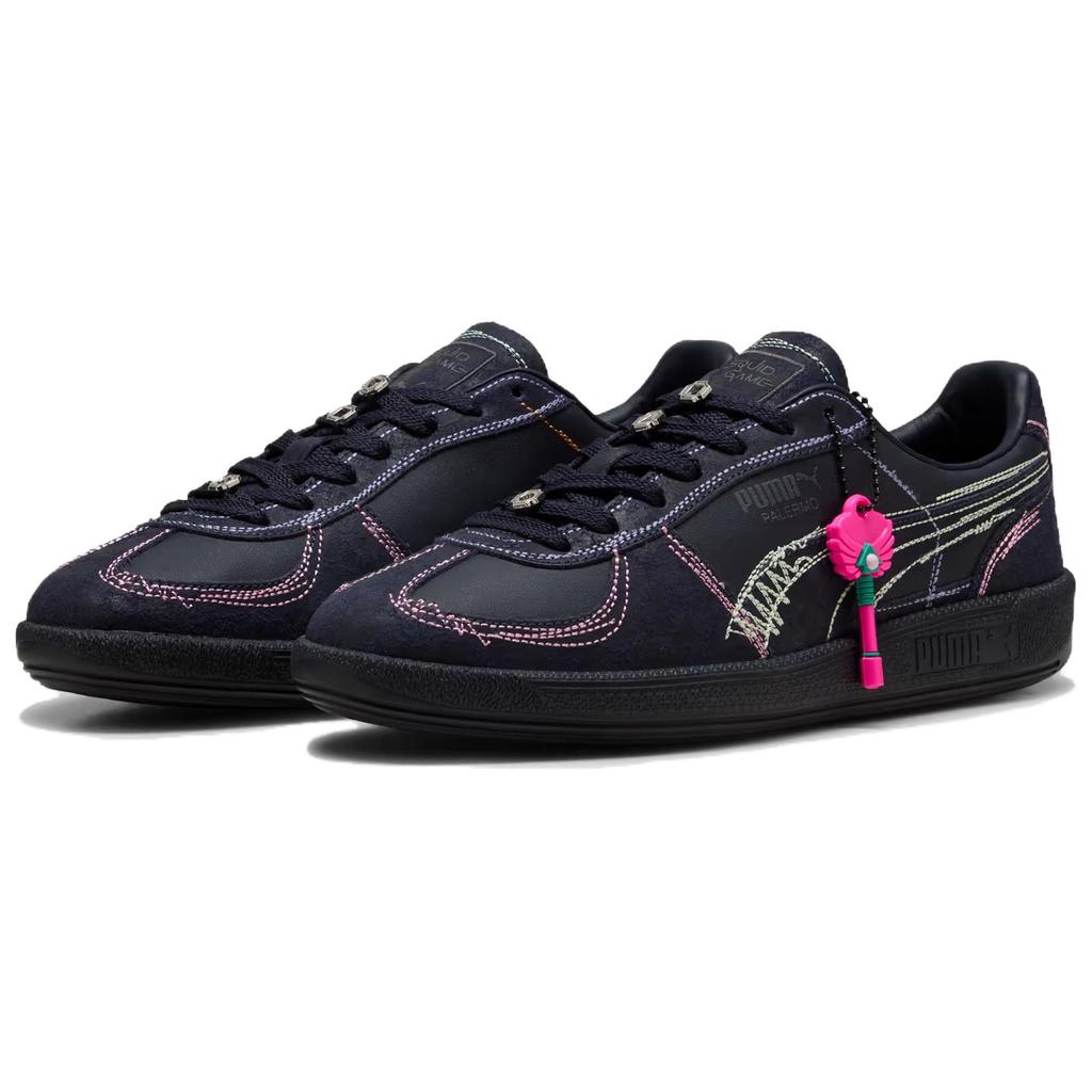 Squid Game X Puma Palermo Lights Out Unisex Sneakers Blue Navy Bright-Melon 403859-01