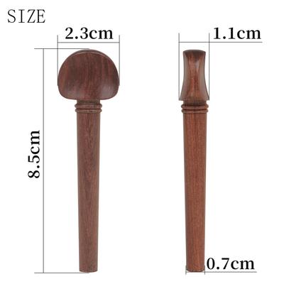 OUD Pegs Mahogany Pegs with Persian Eye Pegs Set for Oud 12pcs