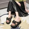 Fashion Woman Slippers Open Toe Platform Shoes for Women Chic and Elegant Shoe On Offer Slip-resistant Sandals Vip Small Size 39 Slides