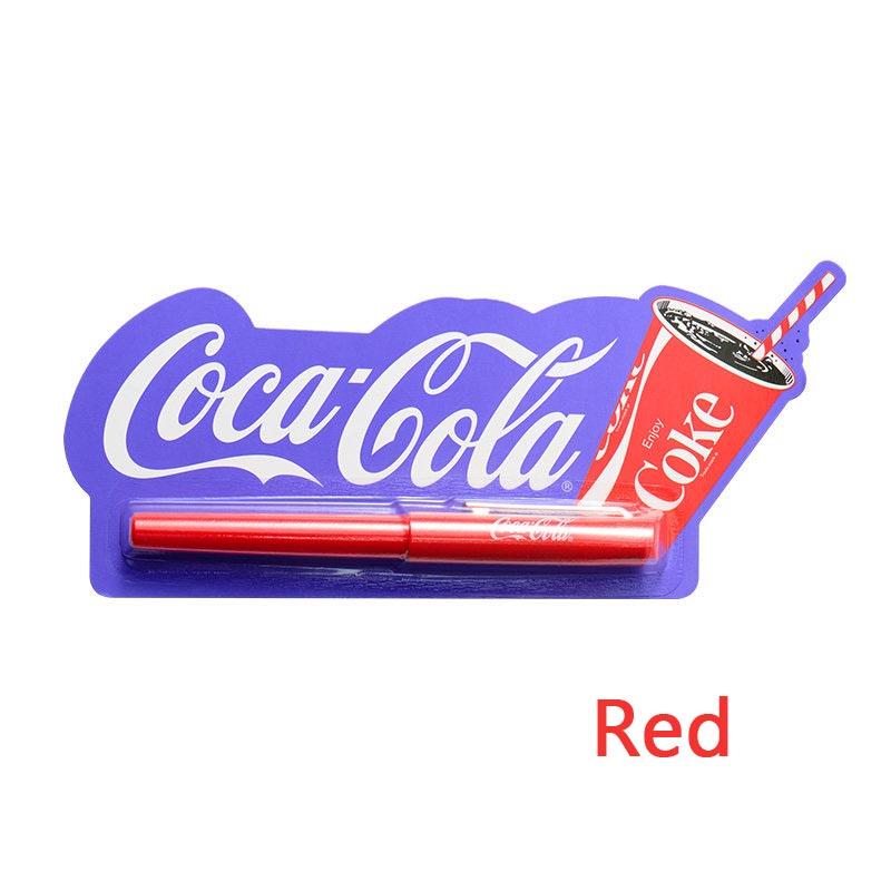 KACO×Coca-Cola MELLOW Fountain Pen,Aesthetic EF Nib Smooth Writing&Ergonomic Grip Alloy Clip For Homework,Calligraphy,Daily Use