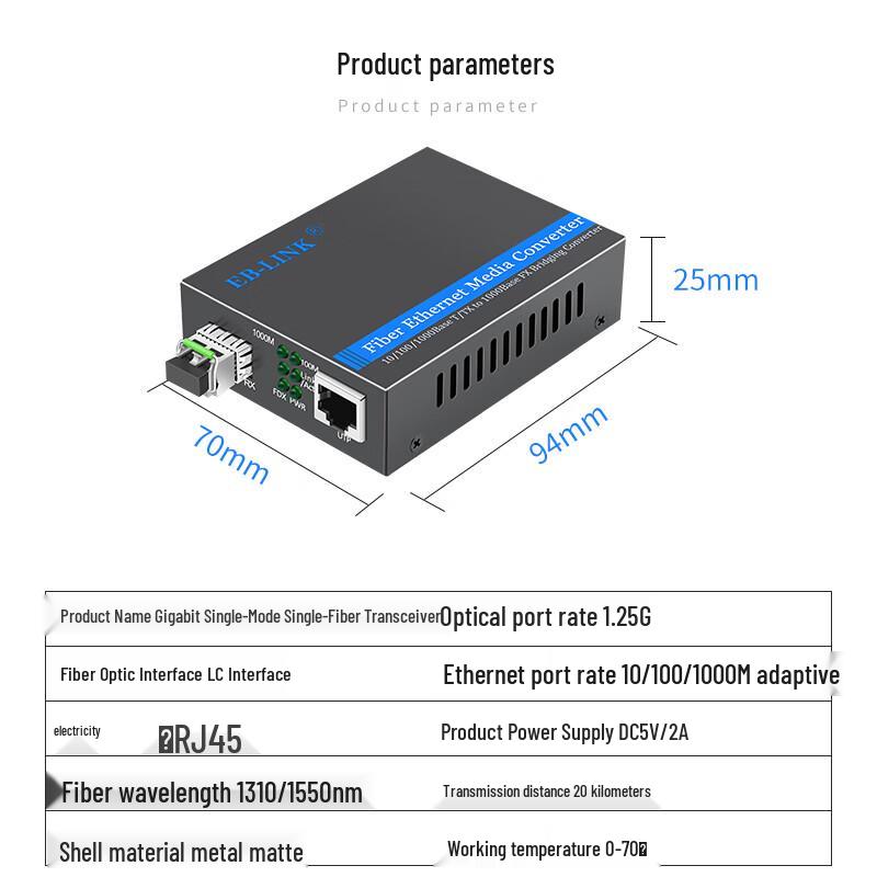 EB-LINK SFP/SFP+ Fiber Optic Transceivers & Media Converters