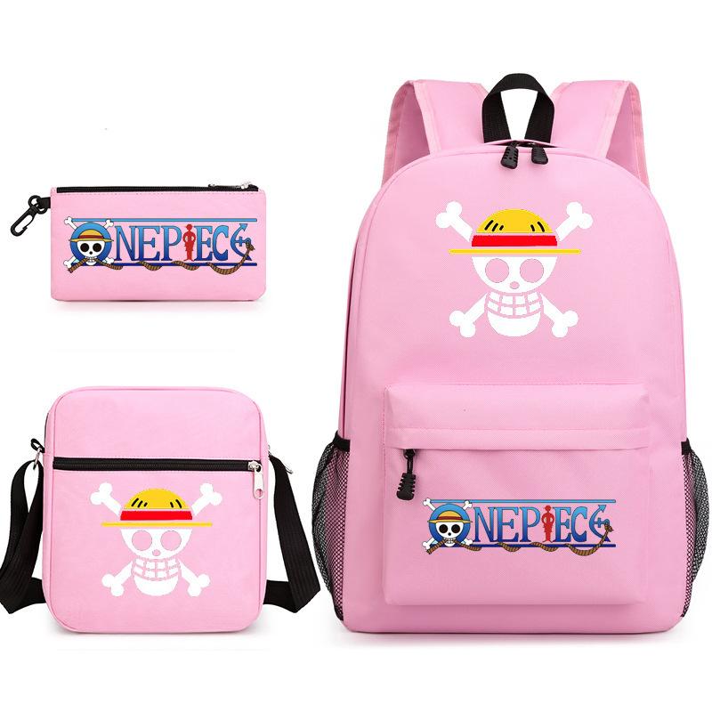 Backpack 3-Piece Set Boys And Girls Laptop Youth Schoolbag