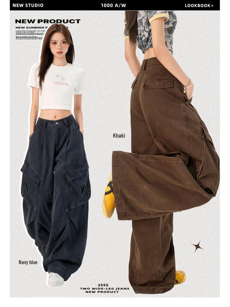Women's High Waist Wide-Leg Jeans - Autumn Slimming Loose Fit