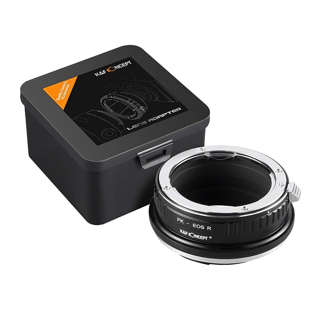 Adapter mocowania obiektywu Concept K mocowanie obiektywu Canon mocowanie K&F KF-PKRF (Konwersja Pentax RF)
