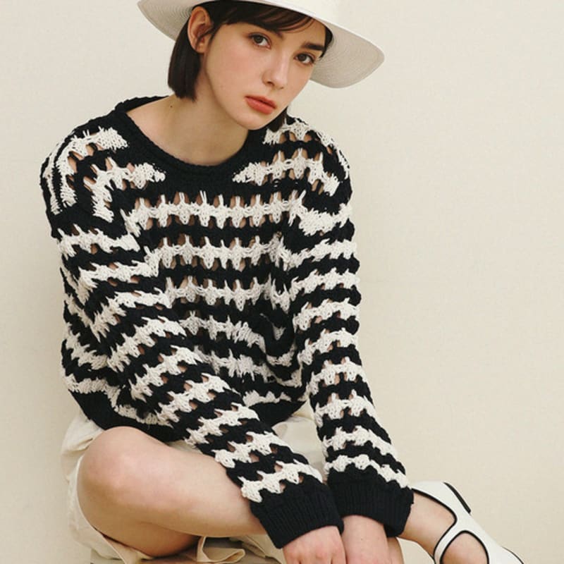 

Marchen Envo boater hat_3color black