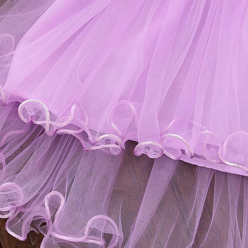 Letní Baby Girls pas květinové princeznovské šaty Kojenecké krátké šaty