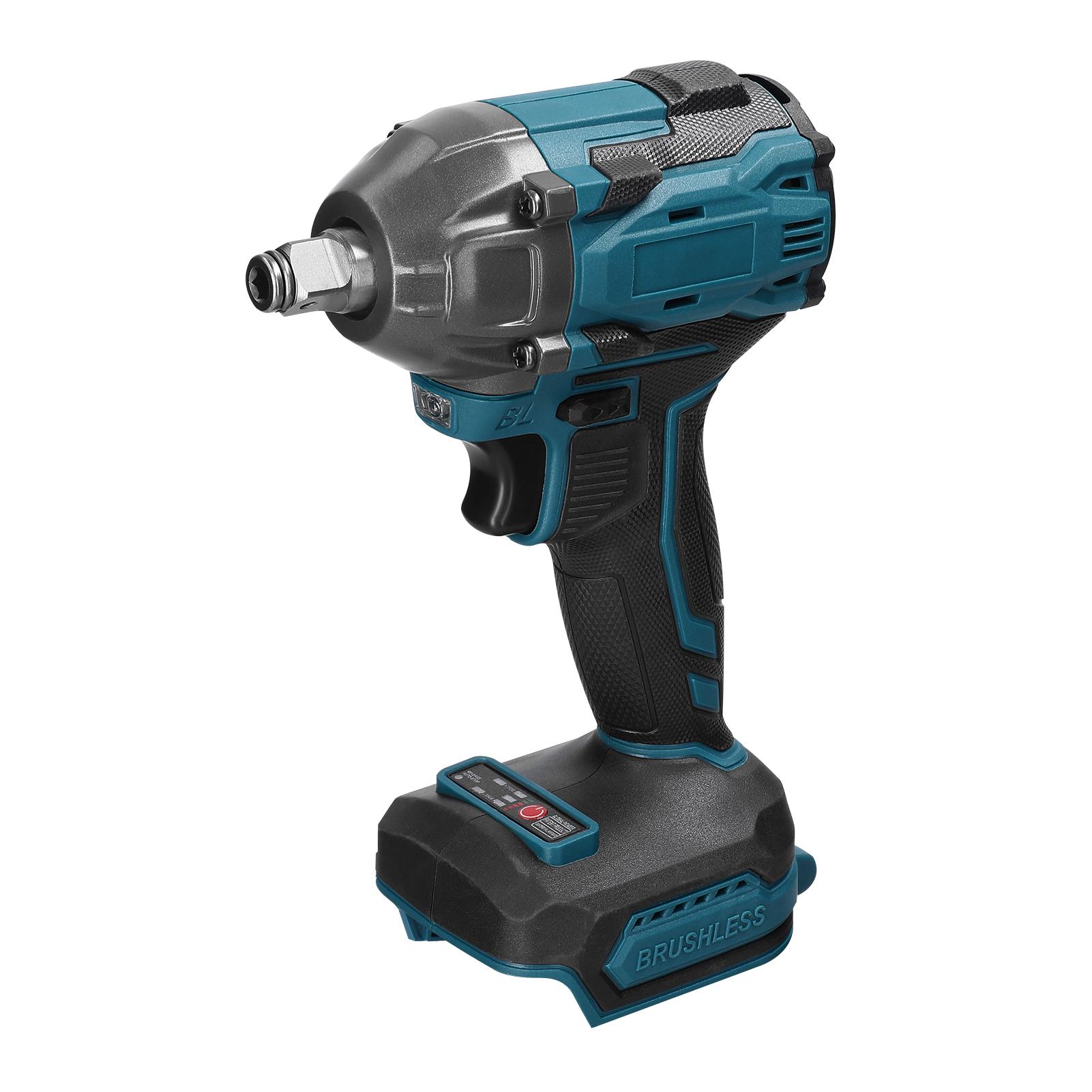 

21 В электрический ключ бесщеточный двигатель с высоким крутящим моментом электроинструменты с прямым и обратным вращением переключение бытовая дрель