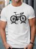 Unisex silniční cyklistické tričko s krátkým rukávem - Geometrický design kola