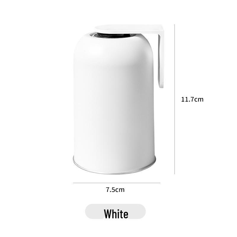 

Stainless Steel Wall-Mounted Magnetic Toothbrush Holder with Mouthwash Cup, No-Drill Installation, Large Capacity for Home Use
