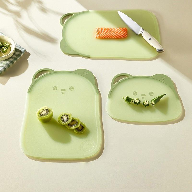 2pcs Cute Bear Chopping Board Home Fruit Chopping Boards Chopping Boards ,Thick and Durable Chopping Boards for Meats