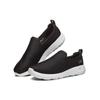 Skechers GO WALK Max Men Slip On Breathable Mesh Cushioned Anti Slip Low Top Running Shoes White Black 54600-BKW