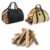 1pc Firewood Log Carrier Tote Bag, Canvas Firewood Holder, Extra Large Durable For Fireplaces, Wood Stoves, Firewood, Logs, Camp