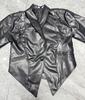 Women's Faux Leather Bomber Jacket - European & American Fashion for All Seasons