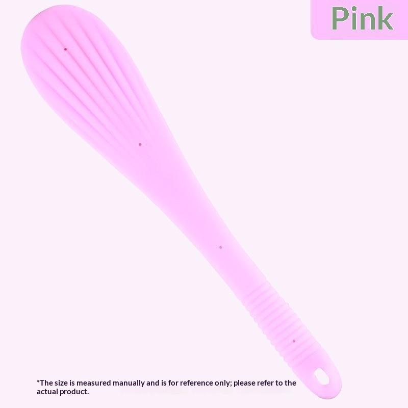 

Massage Paddle Silicone Body Massage Pat Flexible Muscle Relaxer For Relieving Fatigue For Women Men Body Arms Legs Back розовый