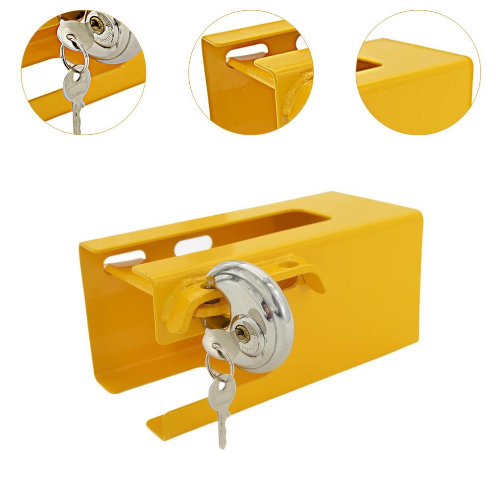 Heavy Duty Steel Trailer Hitch Lock Anti Theft Coupler Locking Pin for RV Truck Car Accessories